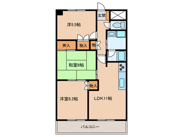 アマ－ビレの物件間取画像